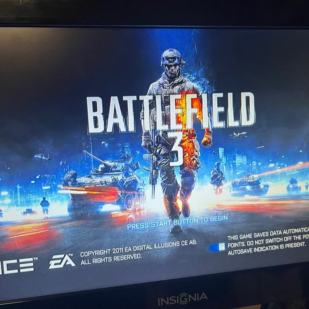 Battlefield‎ 3 Video Game for Sony PlayStation 3 PS3 Tested 2011